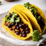 Speedy Black Bean Tacos Chipotle Crema Magic