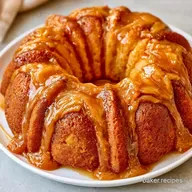Spiced Apple Caramel Bundt Cake: Baked