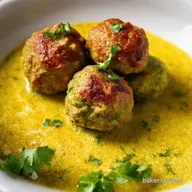 Spiced lamb meatballs Easy recipe with lemonherb sauce