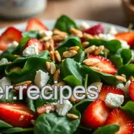 Easy Spinach and Strawberry Salad: A Fresh Delight for Spring