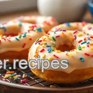 Deliciously Easy Baked Donuts with Rainbow Sprinkles: A Family Favorite
