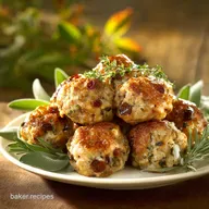 Stuffing Sausage Balls Recipe: Moist Holiday Appetizers with Sage