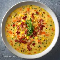 Sweet Corn Chowder with Smoked Bacon