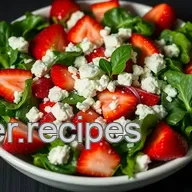Sweet & Savory Strawberry Feta Salad: My Go-To Summer Delight