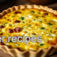 Easy Crustless Quiche: Simple, Cheesy Perfection!