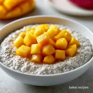 Tropical Coconut Chia Breakfast: Creamy