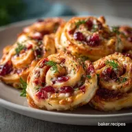 Turkey Cranberry Pinwheels in 20 Minutes: Creamy & Savory Bake