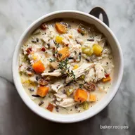 Turkey and Wild Rice Soup in 50 Minutes