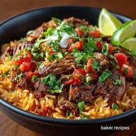 The Ultimate Crockpot Mexican Beef and Rice Shredded Smoky and Easy
