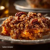 Sweet Potato Casserole Recipe: The Creamiest Pecan Streusel Bake