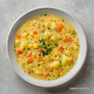 Vegetable Corn Chowder for 4 Servings