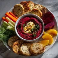 Beet Hummus Platter: Vibrant, Earthy & Easy Appetizer
