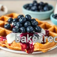 Waffle Blueberry Buttermilk Delight
