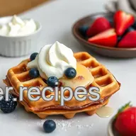 Waffle Recipe - Dairy-Free Belgian Delight