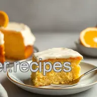 Delightful Sun-Kissed Orange Cake with Creamy Vanilla Frosting - A Family Favorite