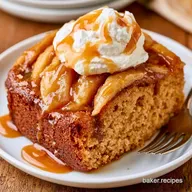 Whipped Caramel Apple Cake for 12