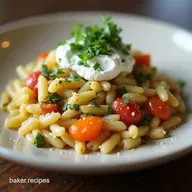 LemonHerb Mediterranean Pasta with Velvety Whipped Feta