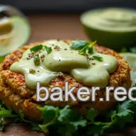Delicious Zesty Chicken Burger with Avocado Lime Dressing Recipe