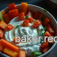 Zesty Greek Yogurt Veggie Dip: A Taste of the Med!