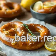 Boiled Pretzel Lemon Dill Snack Delight
