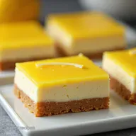 Zesty Lemon Cheesecake Bars Sunshine in Every Bite