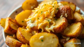 Air Fryer Potatoes: Cheesy Delight in 50 Min