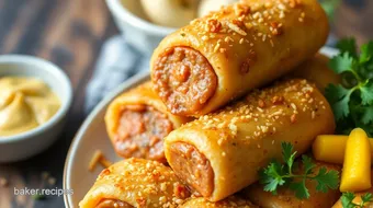 Air Fryer Sausage Rolls Crispy & Delicious