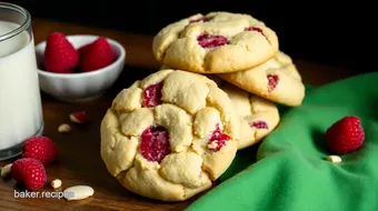 Bake Almond Raspberry Bliss Cookies