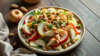 Mix Apple Fennel Salad with Pistachios