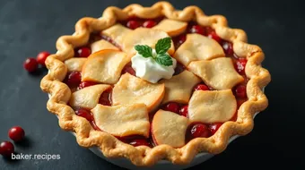 Bake Delicious Cranberry-Apple Holiday Pie