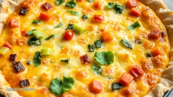 Bake Tortilla Quiche: Cheesy & Simple Delight