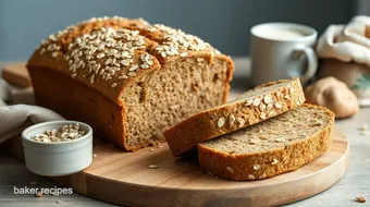 Bake Whole Wheat Oatmeal Bread Healthy