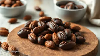 Baking Almonds with Rich Dark Chocolate