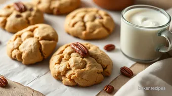 Baking Butter Pecan Cookies - Soft & Chewy