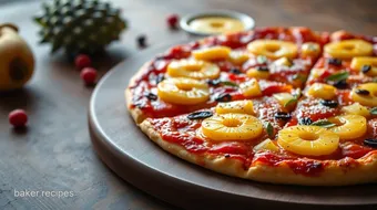 Baking Hawaiian Pizza with Sweet Pineapple