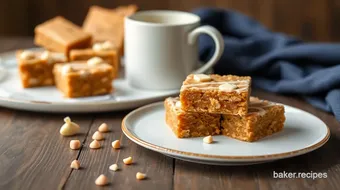 Bake Biscoff Blondies with White Chocolate