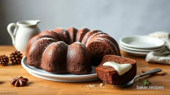 Bake Chocolate Gingerbread Bundt Cake Delight