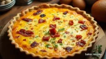 Classic Quiche Lorraine Recipe: A Savory French Delight for Brunch recipe card