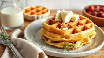 Cook Buttermilk Waffles Light & Fluffy