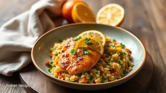 Cooked Citrus Chicken with Vibrant Quinoa