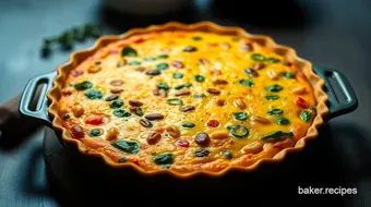 Crustless Quiche: A Savory, No-Fuss Delight for Your Table recipe card
