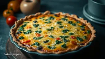 Easy No Pie Crust Quiche Recipe: My Favourite Veggie Delight recipe card