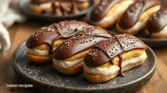 Bake Eclairs - Creamy Pastry with Chocolate