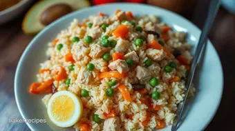 Easy & Delectable Chicken and Veg Fried Rice: A Comfort Food Delight recipe card