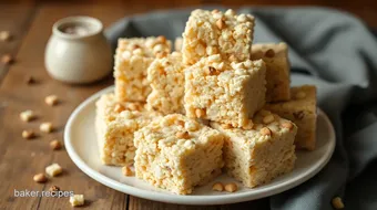 No-Bake Cake Batter Rice Krispies Treats