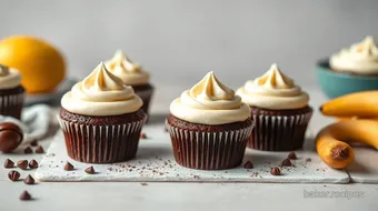 Bake Chocolate Cupcakes with Creamy Frosting