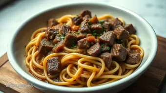 Comforting Beef and Noodles in Instant Pot: My Family's Favorite Recipe recipe card