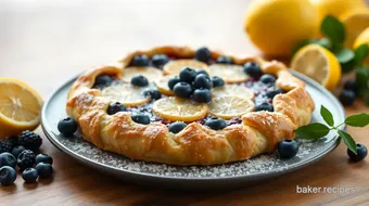 Bake Lemon Blueberry Galette Delight