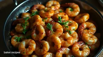 Easy Mediterranean Shrimp Recipe: My Juicy Skillet Delight recipe card