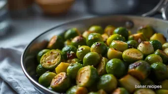 Easy & Flavorful Brussels Sprouts in Pan: My Go-To Garlic Lemon Recipe recipe card